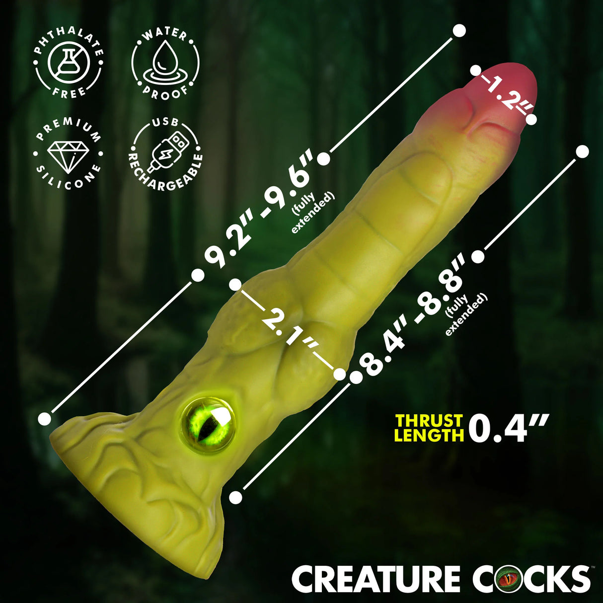 Dildo Eyegor Vibrant & Va-et-Vient