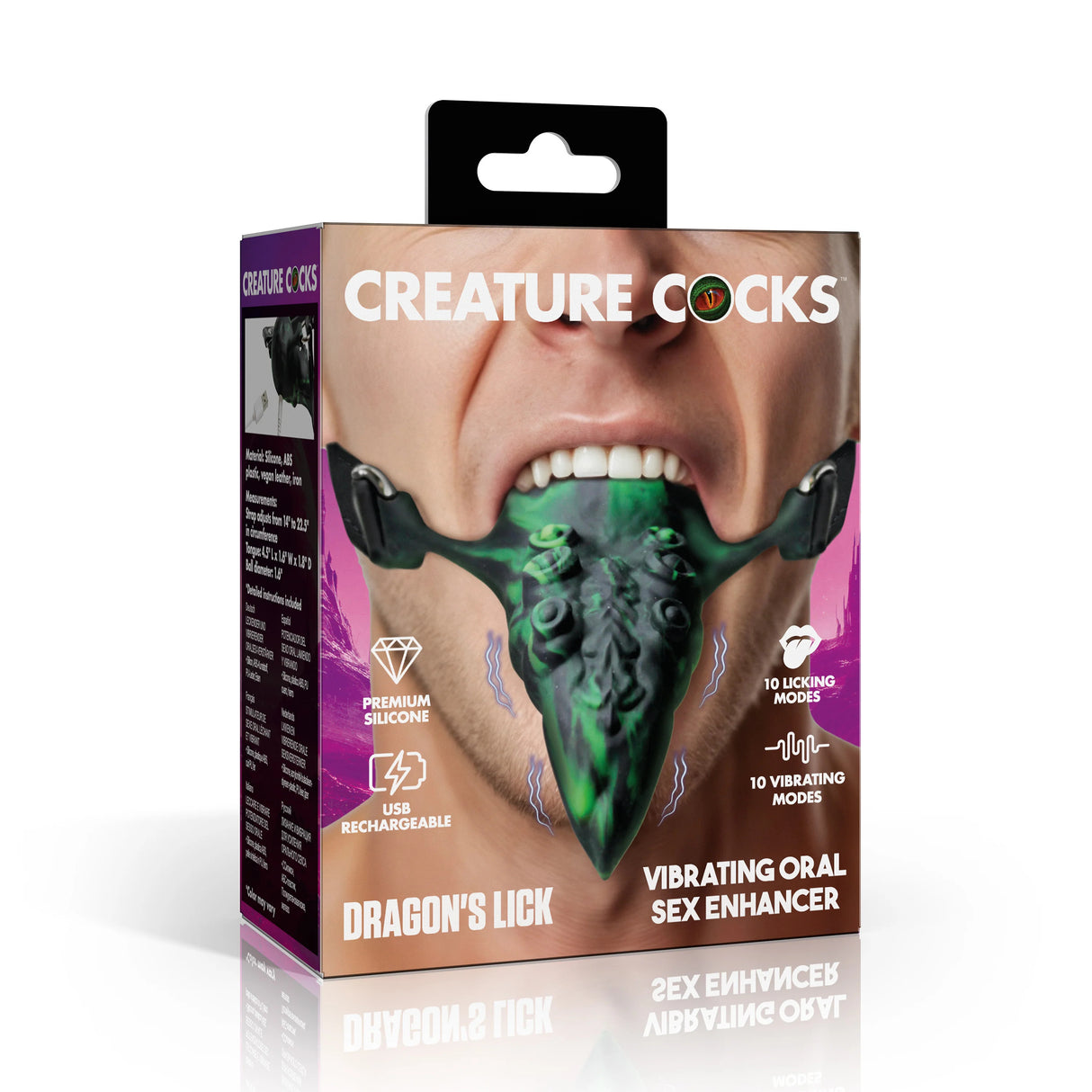 Stimulateur Oral Dragon's Lick Vibrant