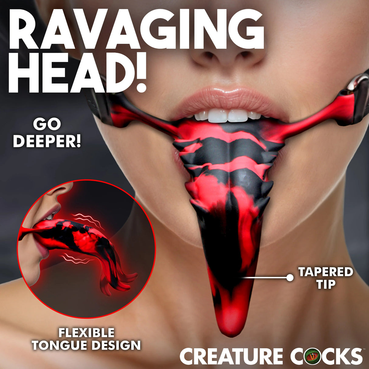 Stimulateur Oral Demon’s Tongue Vibrant