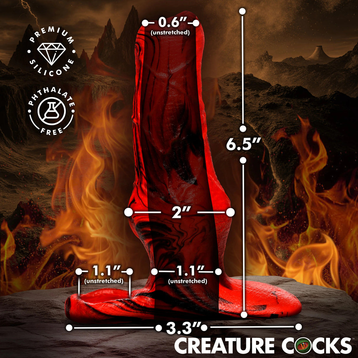 Extension à Pénis Hell Hound en Silicone