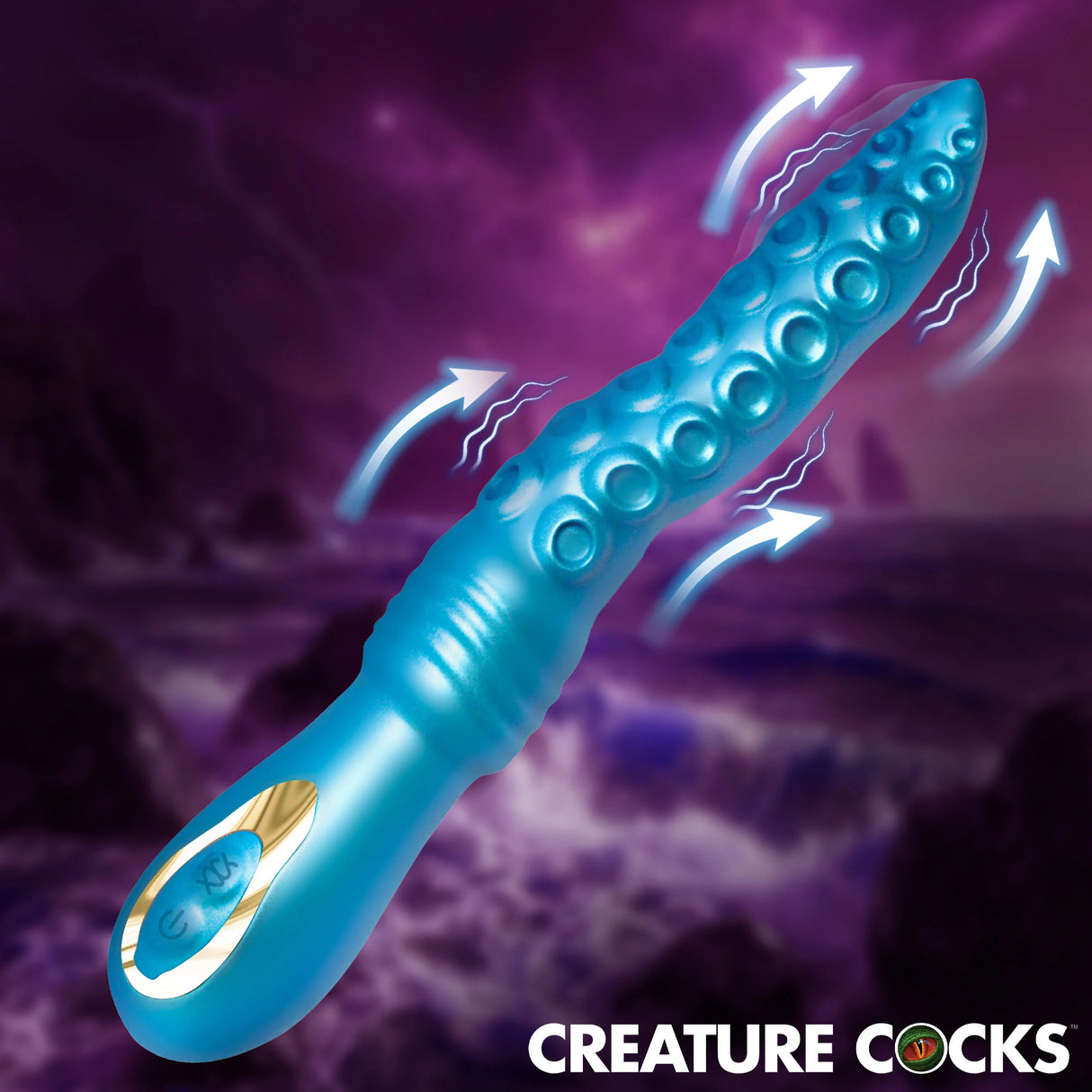 Vibrateur Tenta-Squirm à Mouvements de Va-et-Vient