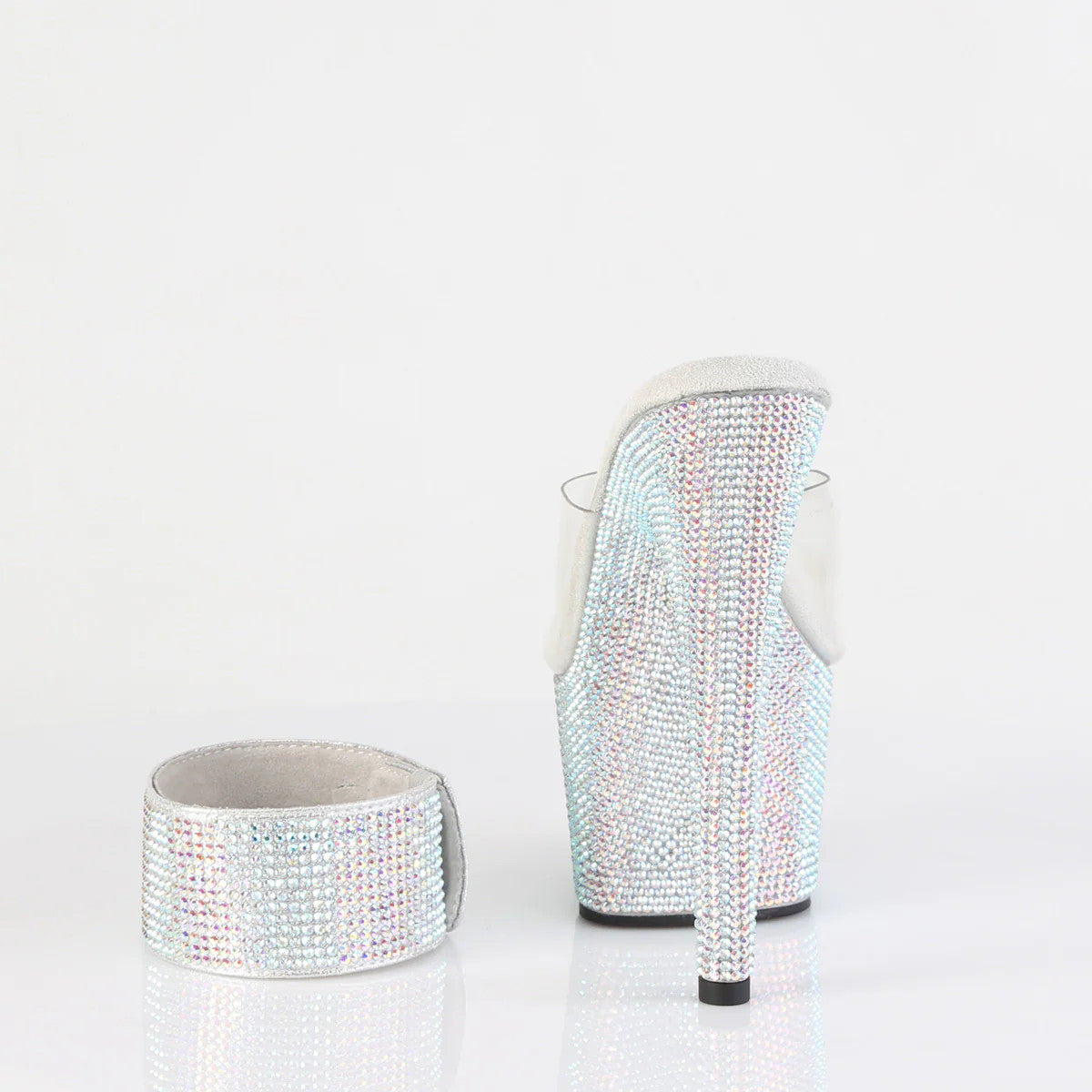 Plartform Sandals Bejeweled 7" Heel Pleaser Shoes - Boutique Séduction