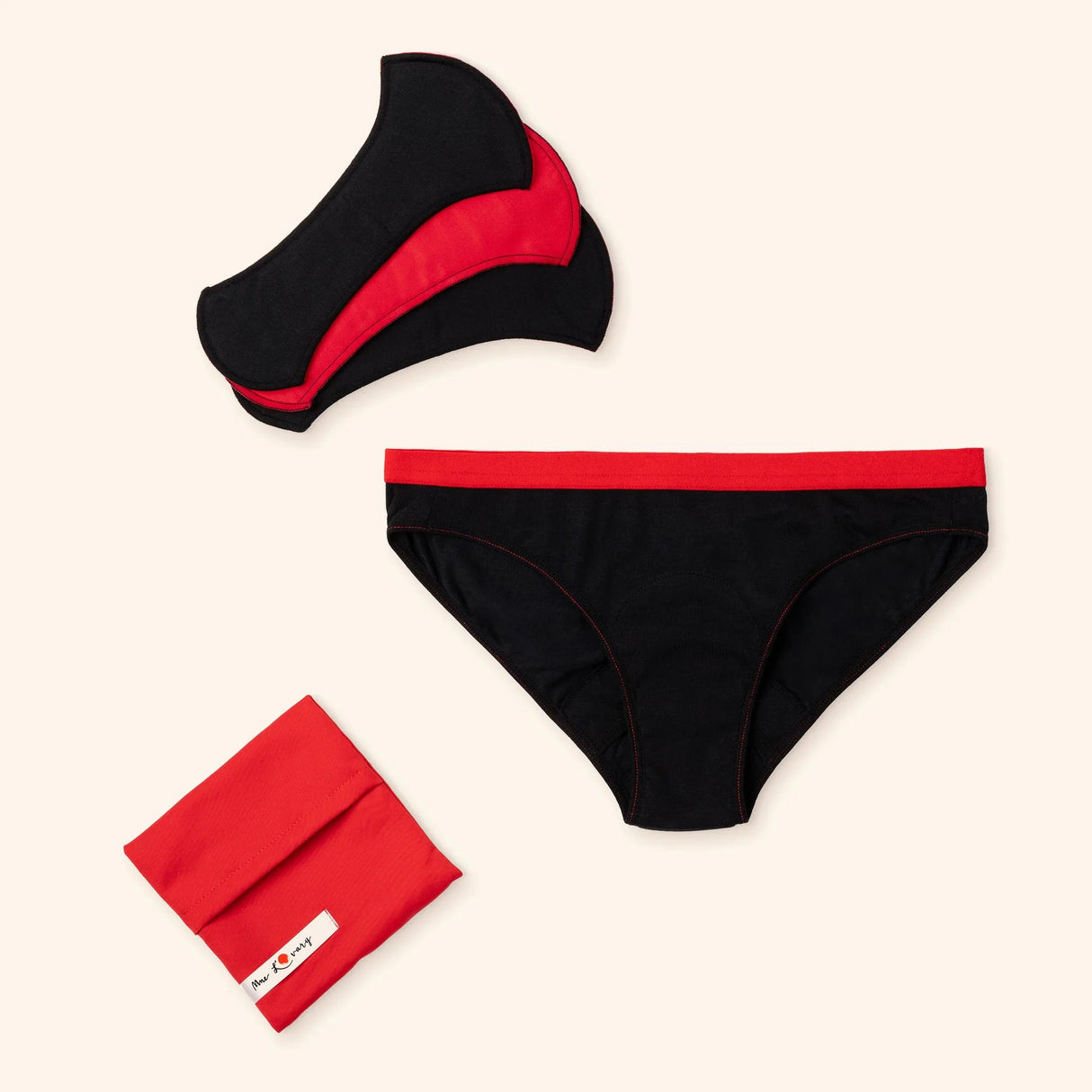 Mme l'Ovary - La Bikini ✦ 3-in-1 Menstrual Panties - Boutique Séduction