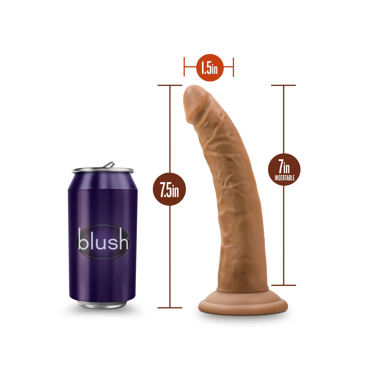 7.5in Realistic Dildo