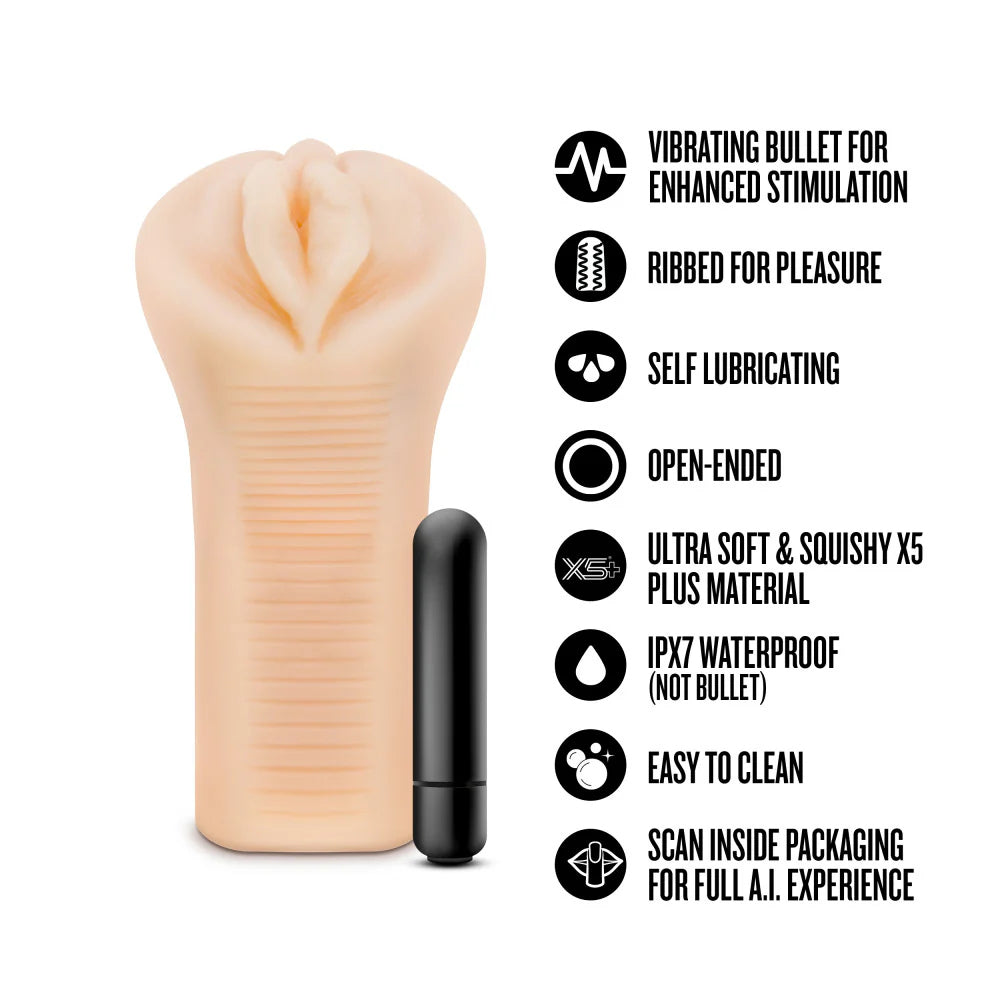 Masturbateur Masculin Emma A.I. avec Bullet Vibrant