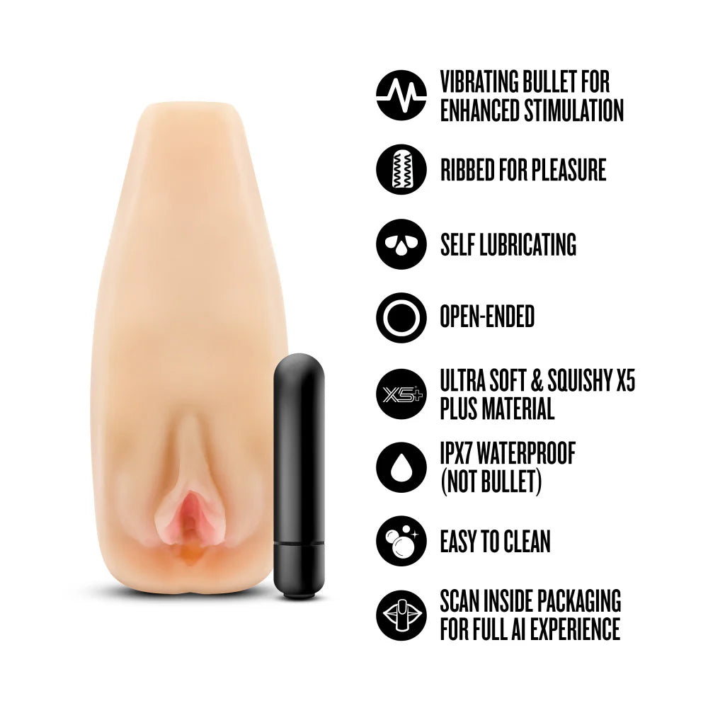 Masturbateur Masculin Sabrina A.I. avec Balle Vibrante