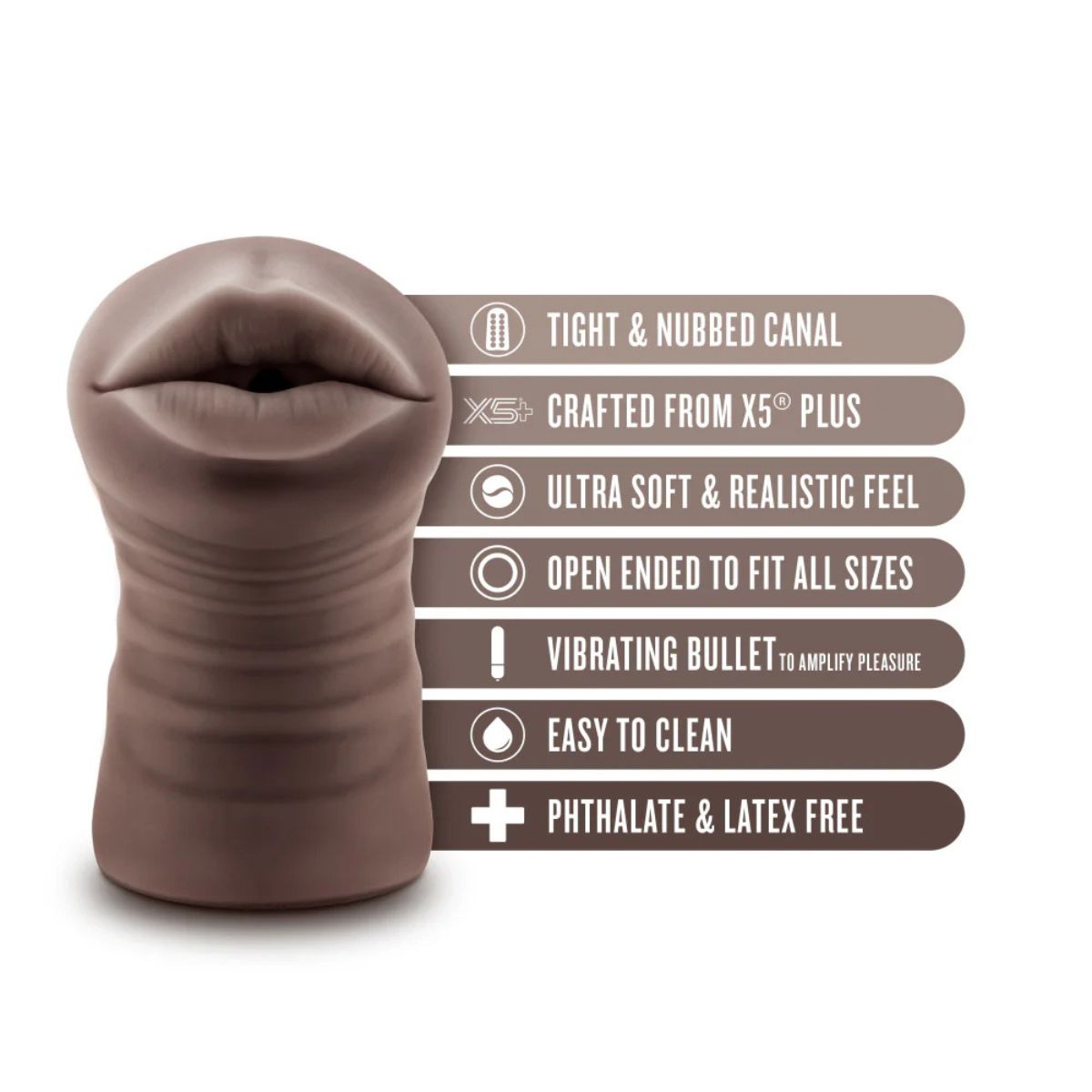 EnLust Krystal Vibrating Masturbator | Soft X5® Plus Design