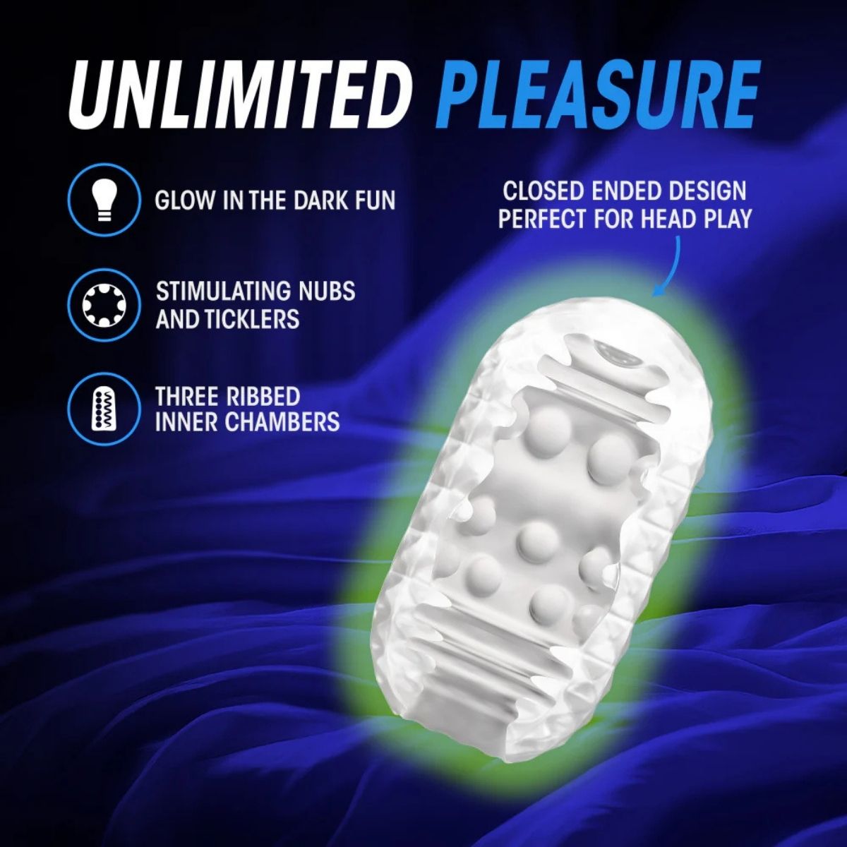 Rize Xaddy Pocket Stroker | Textured Glow Design