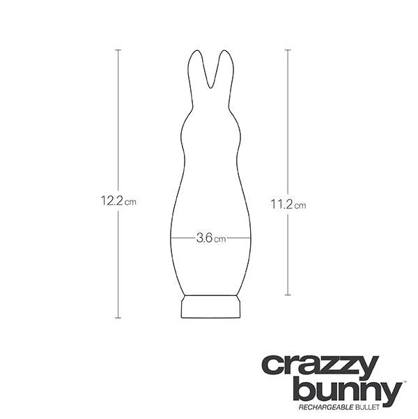 Crazzy Bunny Rechargeable Bullet VēDO - Boutique Séduction