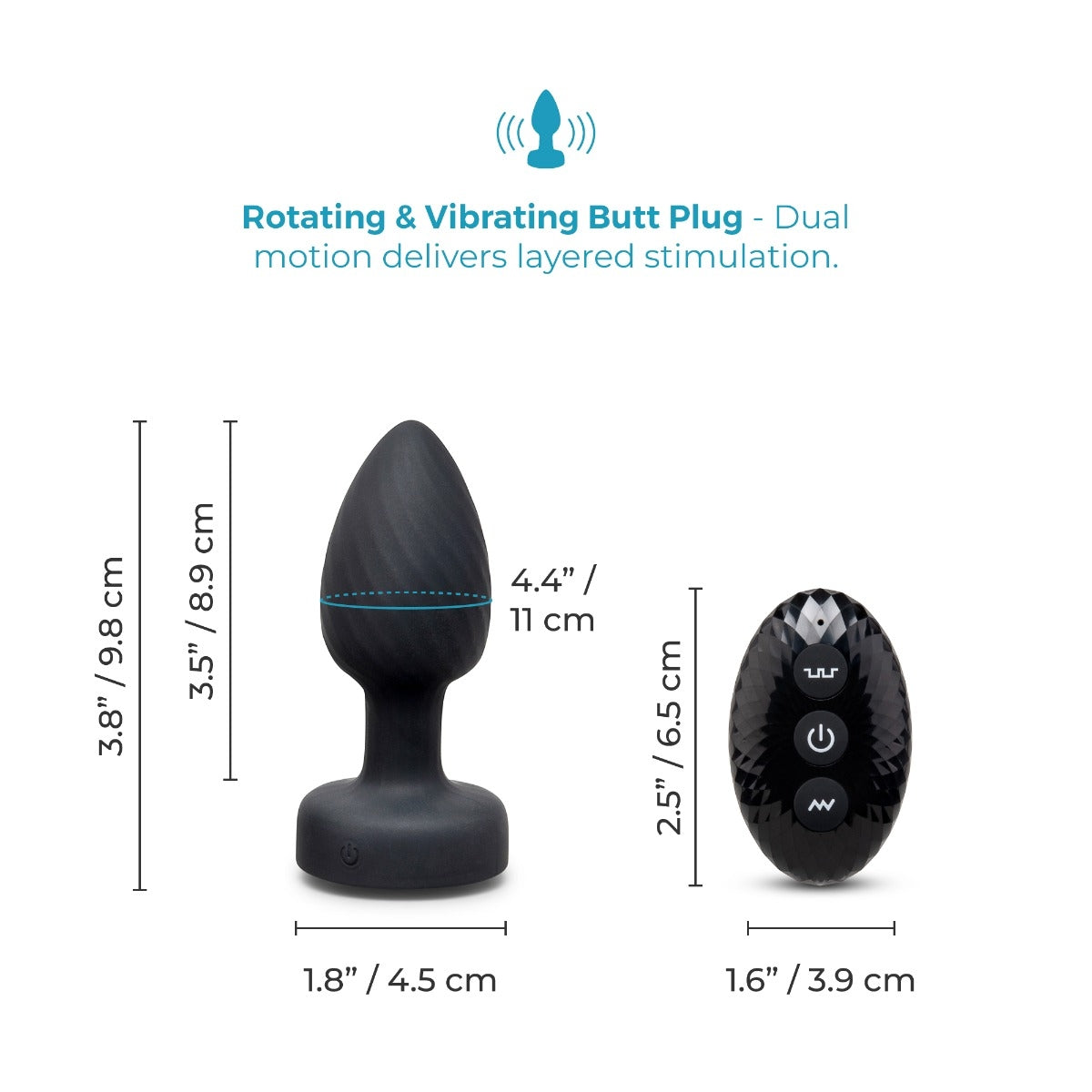 Plug Anal Lumineux de 3,5 pouces
