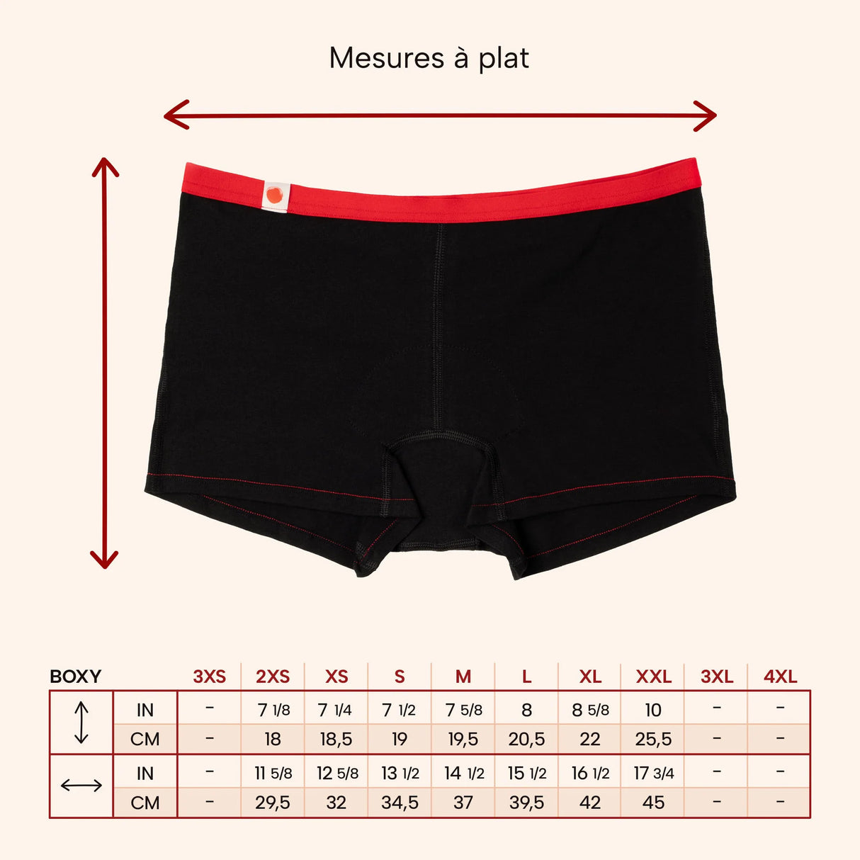 Mme l'Ovary - La Boxy ✦ 3-in-1 Menstrual Panties - Boutique Séduction