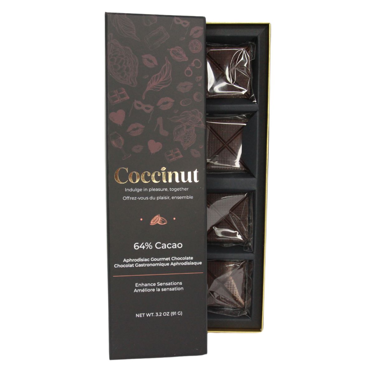 Aphrodisiac Gourmet Chocolat Coccinut - Boutique Séduction