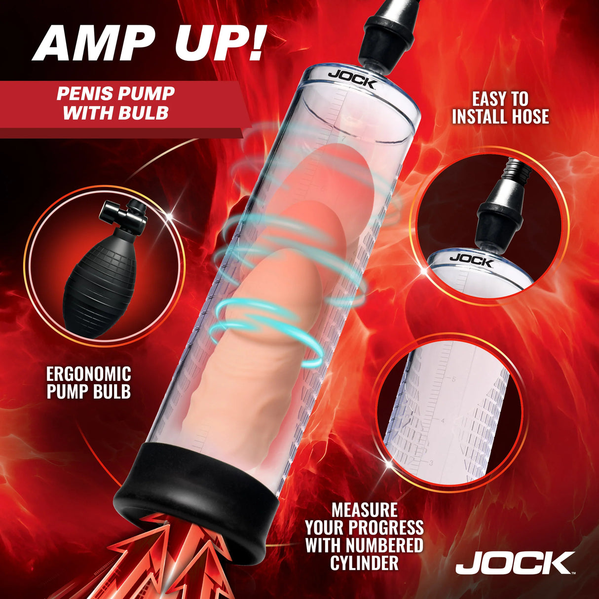 Pompe à Pénis Amp Up avec Poire