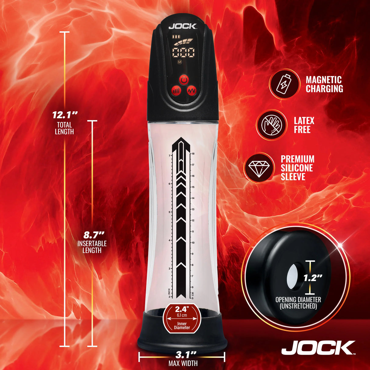 Pompe à Pénis Power Up Automatique & Étanche