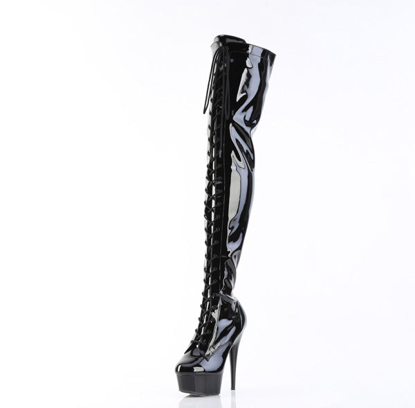 Platform Boot Delight 6" Heel Pleaser Shoes - Boutique Séduction