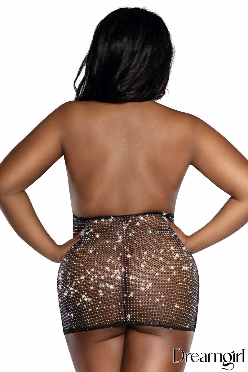 Dreamgirl International - Rhinestone Chemise - Boutique Séduction