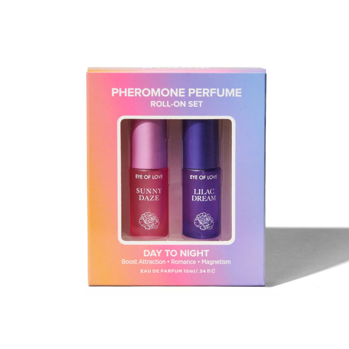 Coffret Roll-On de Parfum aux Phéromones Day To Night pour Attirer Lui