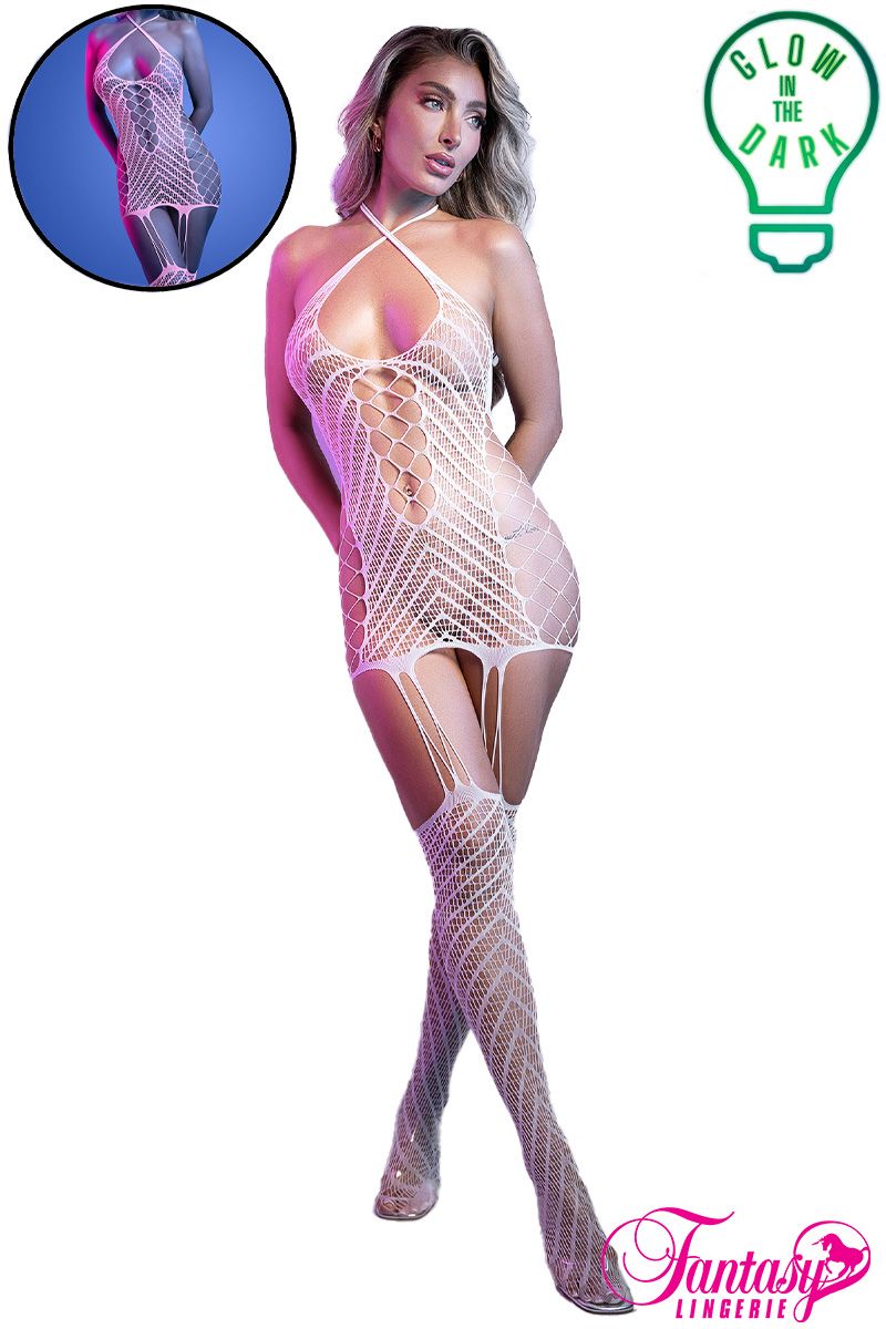 Fantasy Lingerie - Metamorphic Glow Bodystocking - Boutique Séduction