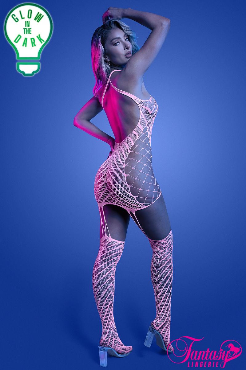 Fantasy Lingerie - Metamorphic Glow Bodystocking - Boutique Séduction