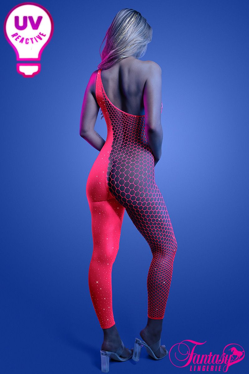Fantasy Lingerie - Hyperdrive UV Reactive Bodystocking - Boutique Séduction