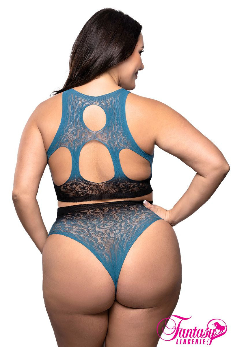 Fantasy Lingerie - Ombré Leopard 2Pc Set - Boutique Séduction