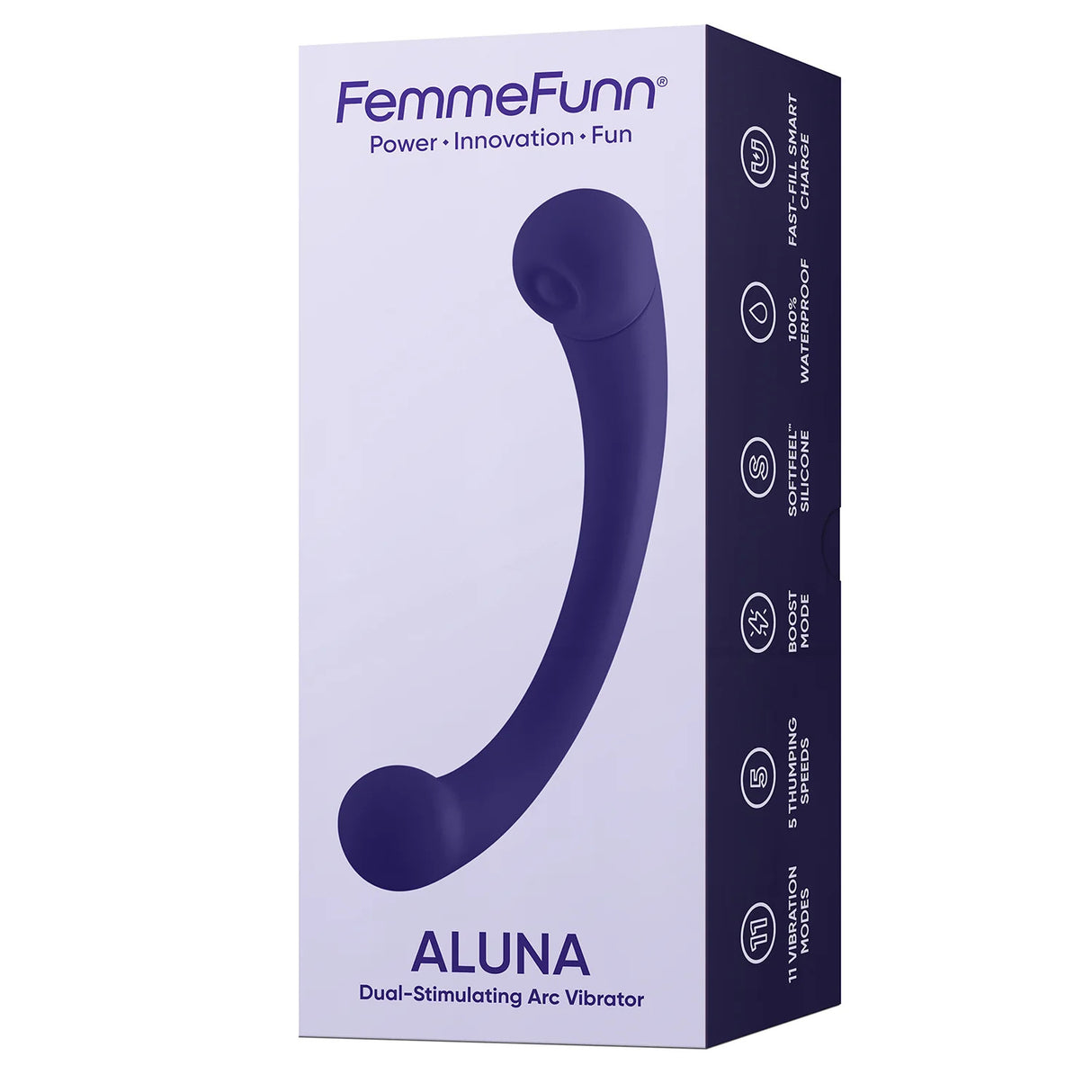 Aluna Dual-Stimulating Arc Vibrator