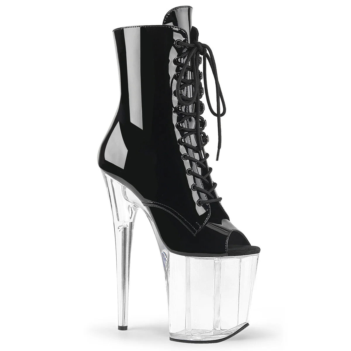 Platform Ankle Boot 8" Stiletto Heel Pleaser Shoes - Boutique Séduction