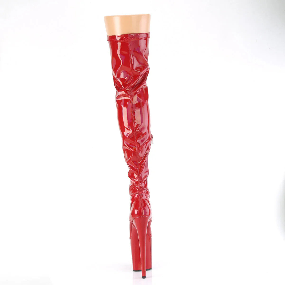 Pleaser Shoes - Holographic Thigh High Boot 8" Heel - Boutique Séduction