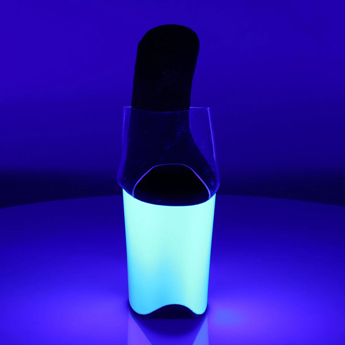 Platform UV reactive Sandal 8" Heel Pleaser Shoes - Boutique Séduction