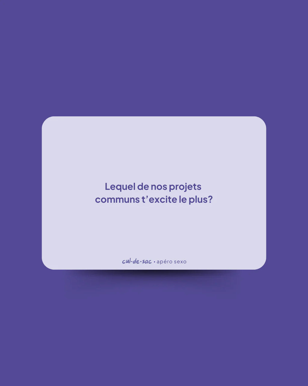 Apéro Sexo - Cul-De-Sac Soulmates Edition - French Version - Boutique Séduction