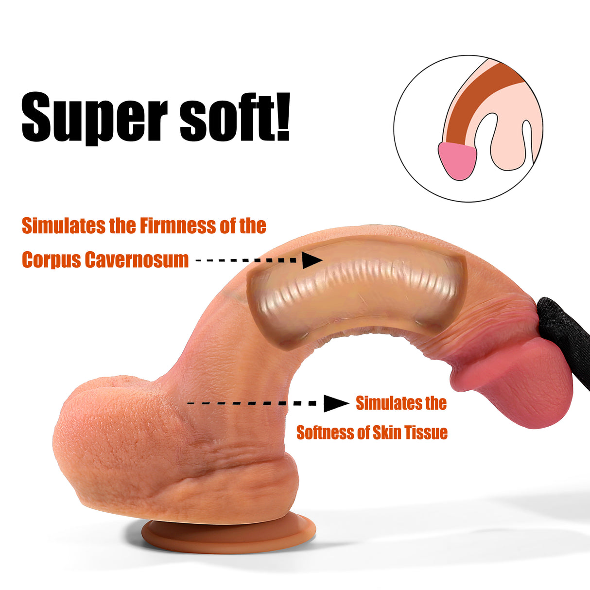 6'' Realistic Dildo - Michael Adore U - Dildos - Boutique Séduction