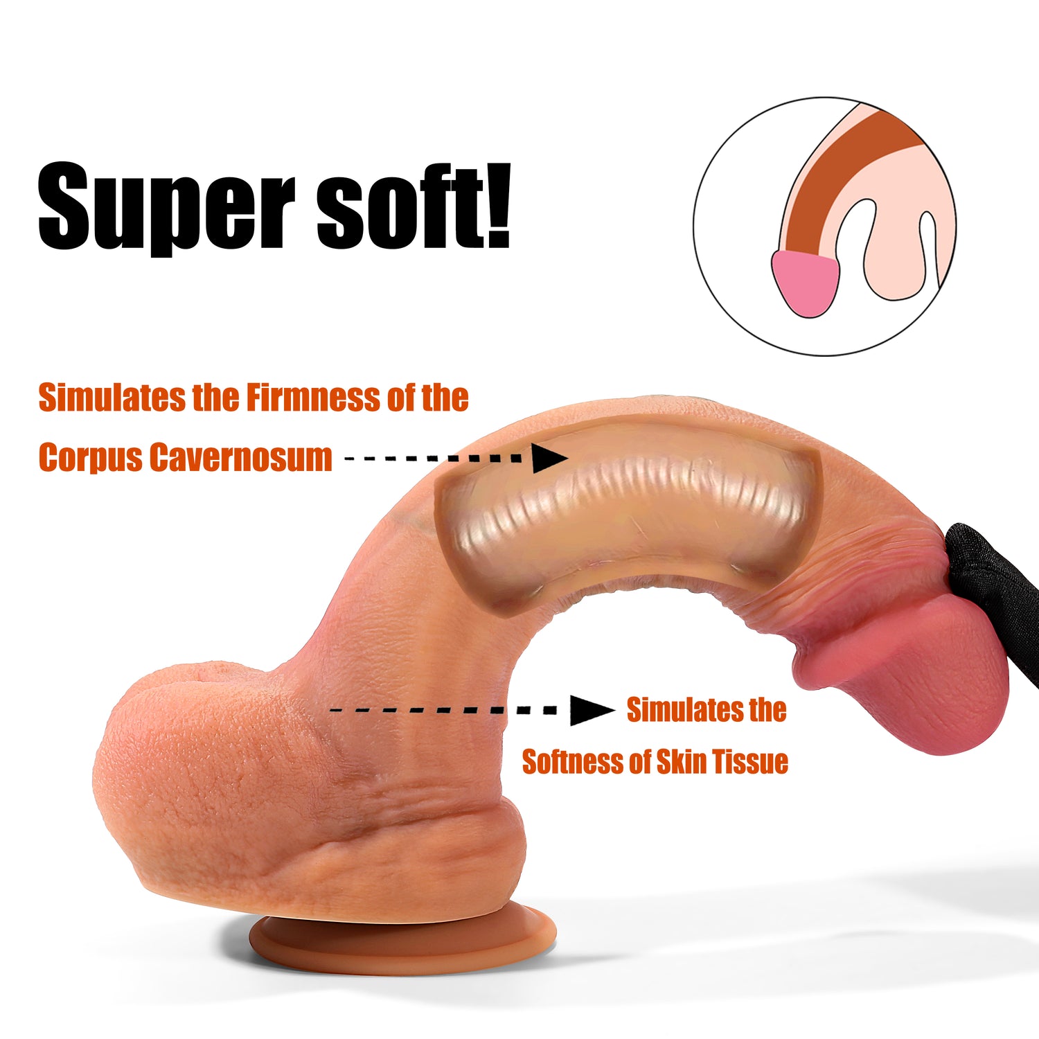 6'' Realistic Dildo - Michael Adore U - Dildos - Boutique Séduction