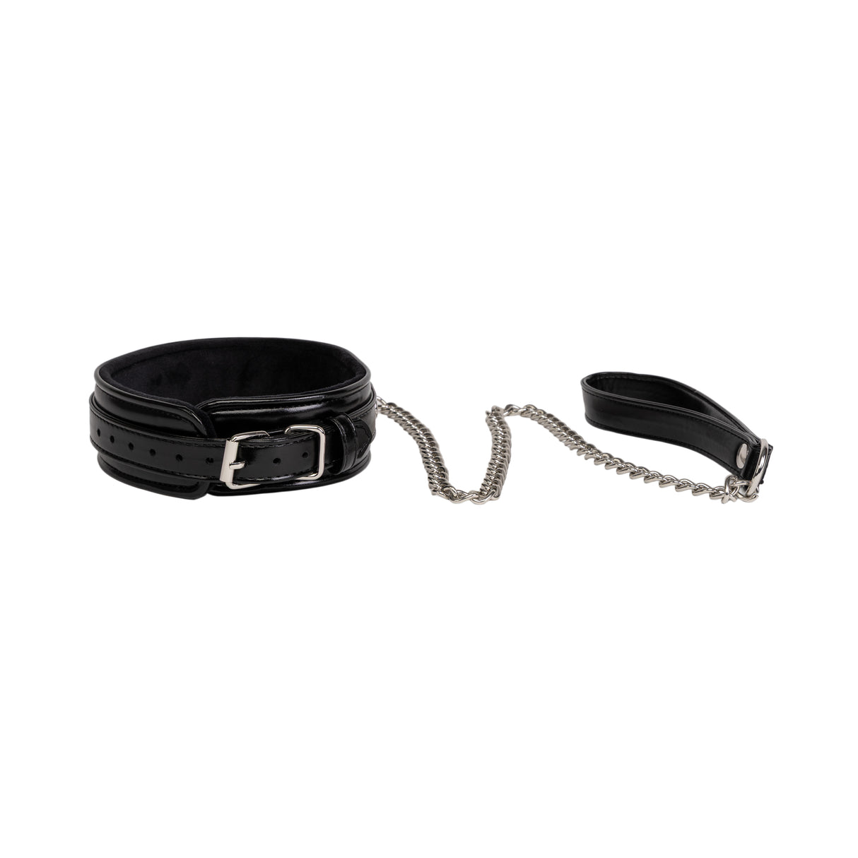 Miss Morgane Pearlescent Collar & Chain Leash | Adjustable & Elegant