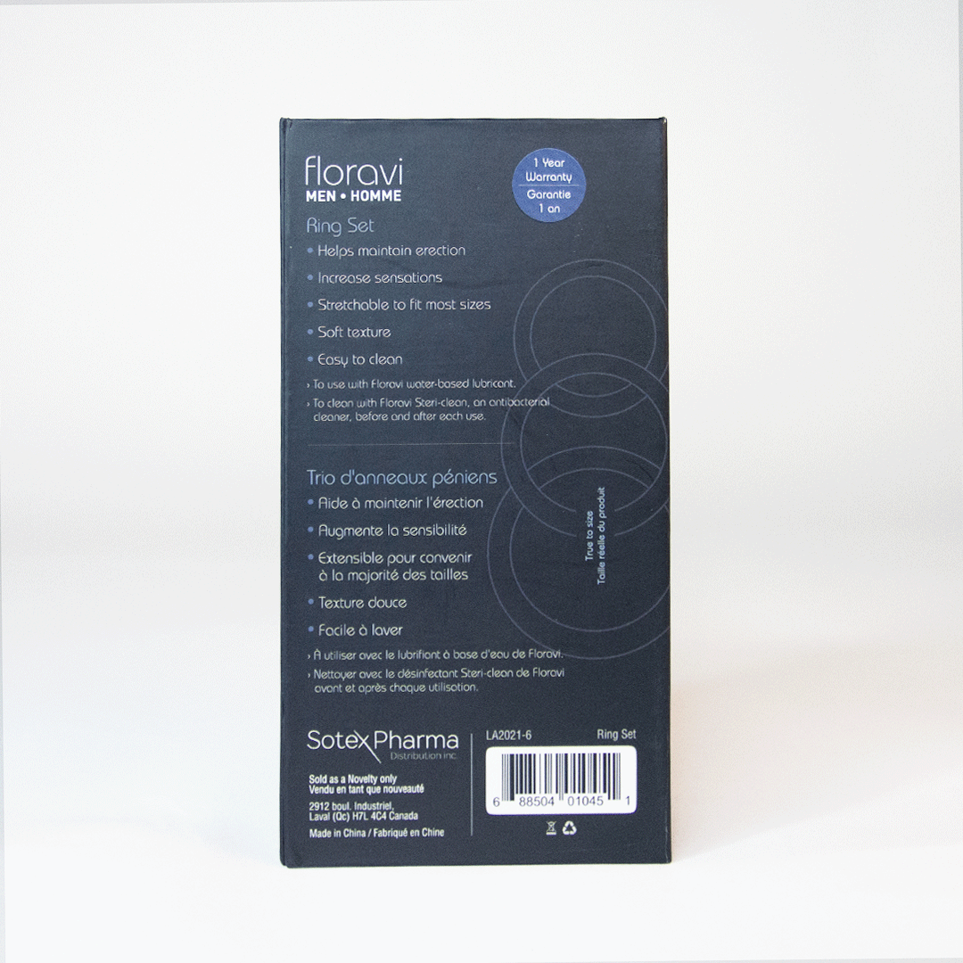 Floravi - Penis Ring set - Trio - Boutique Séduction