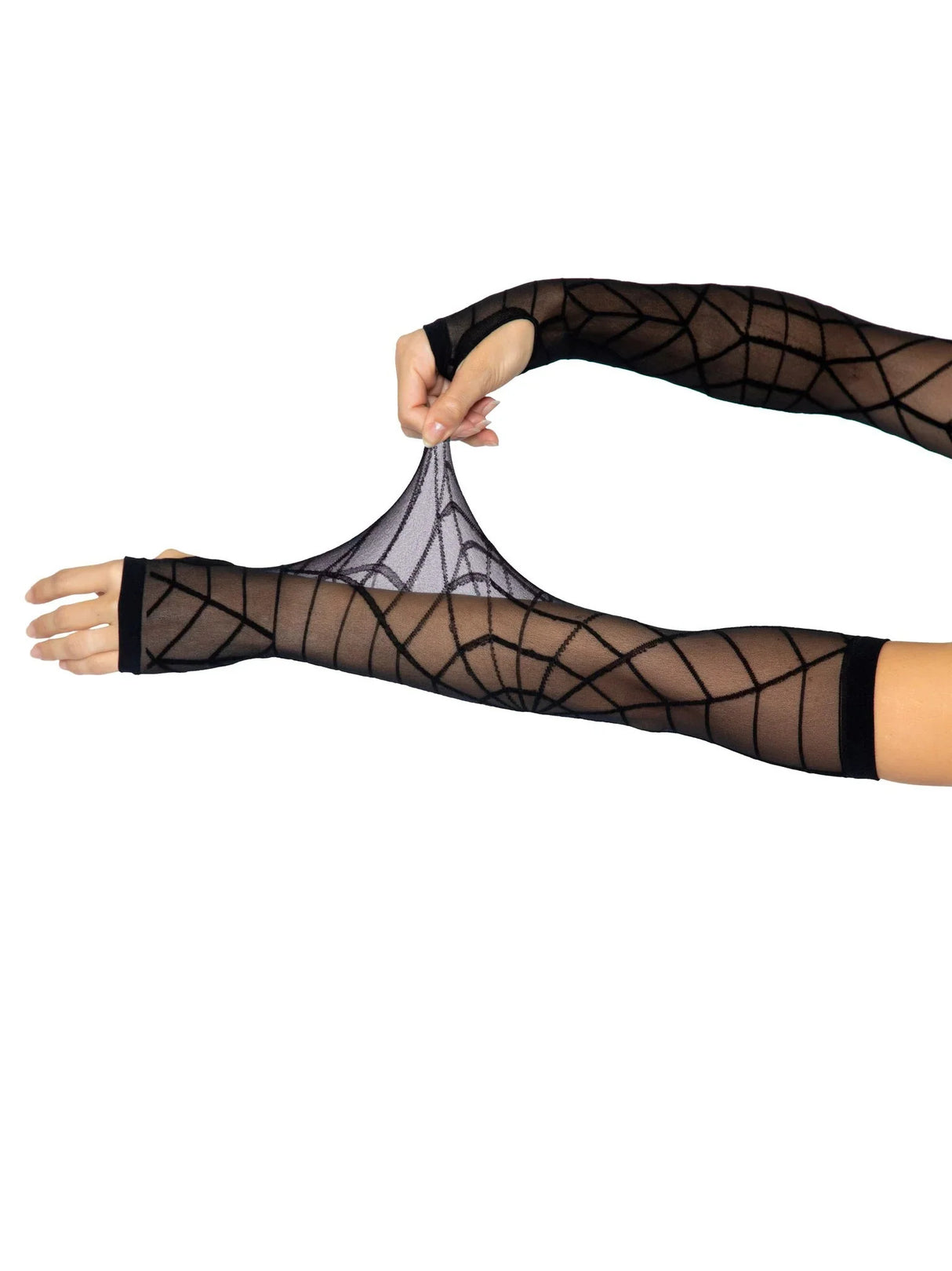 Leg Avenue - Spider Web Arm Warmer Gloves - Boutique Séduction