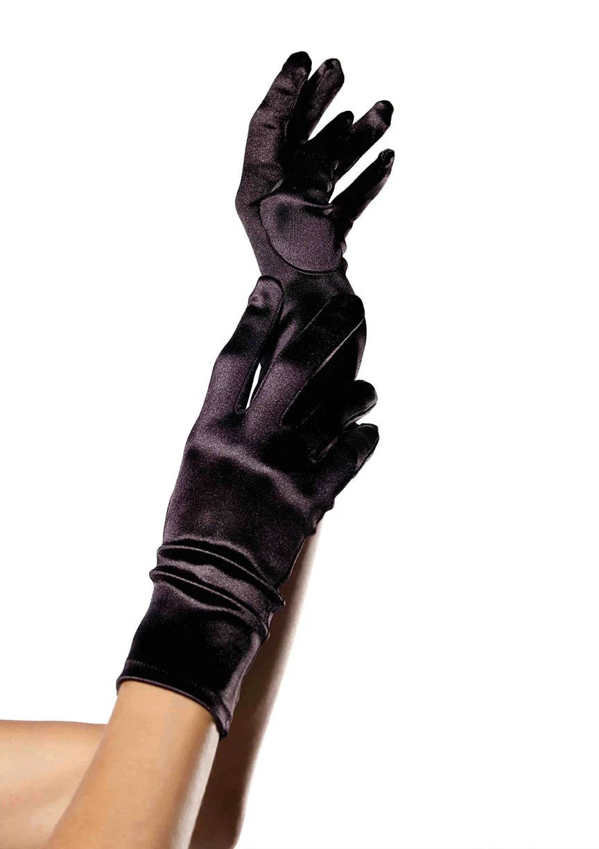 Leg Avenue - Wrist Length Satin Gloves - Boutique Séduction
