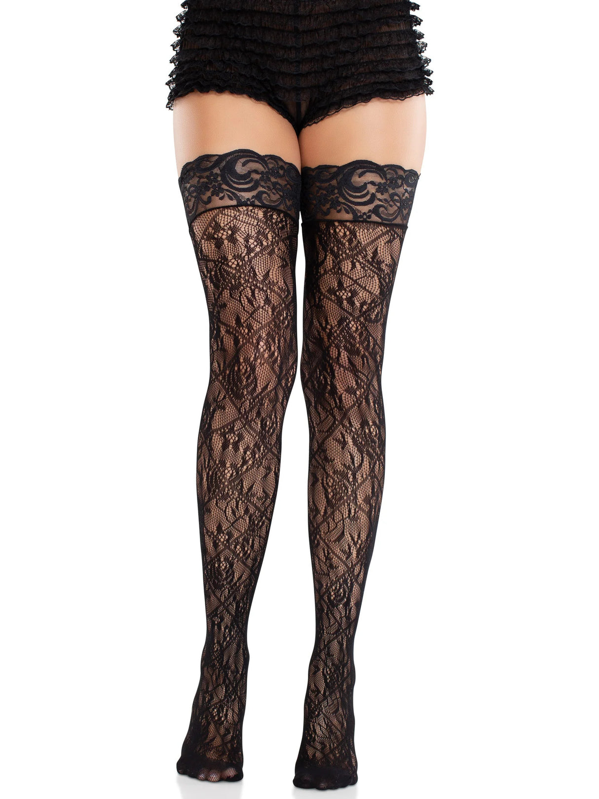 Primrose Lace Thigh Highs Leg Avenue - Boutique Séduction