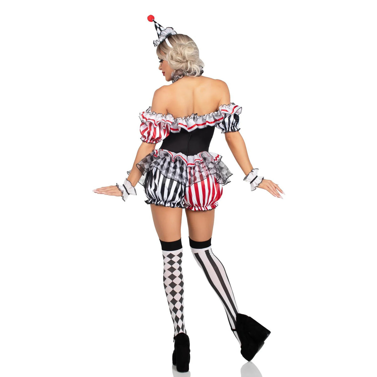 Darling Harlequin Clown Costume