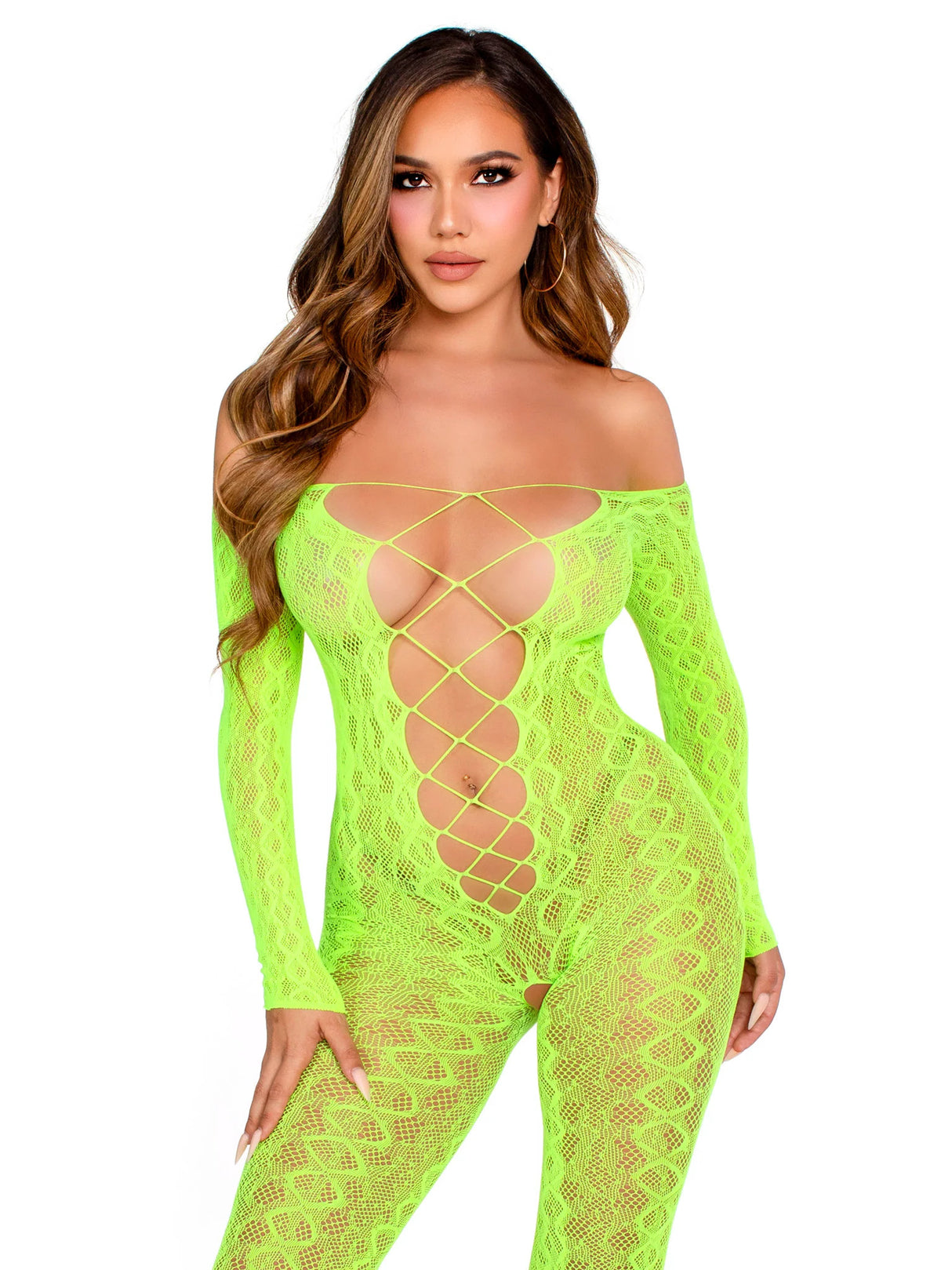 Leg Avenue - Flawless Vibes Python Bodystocking - Boutique Séduction
