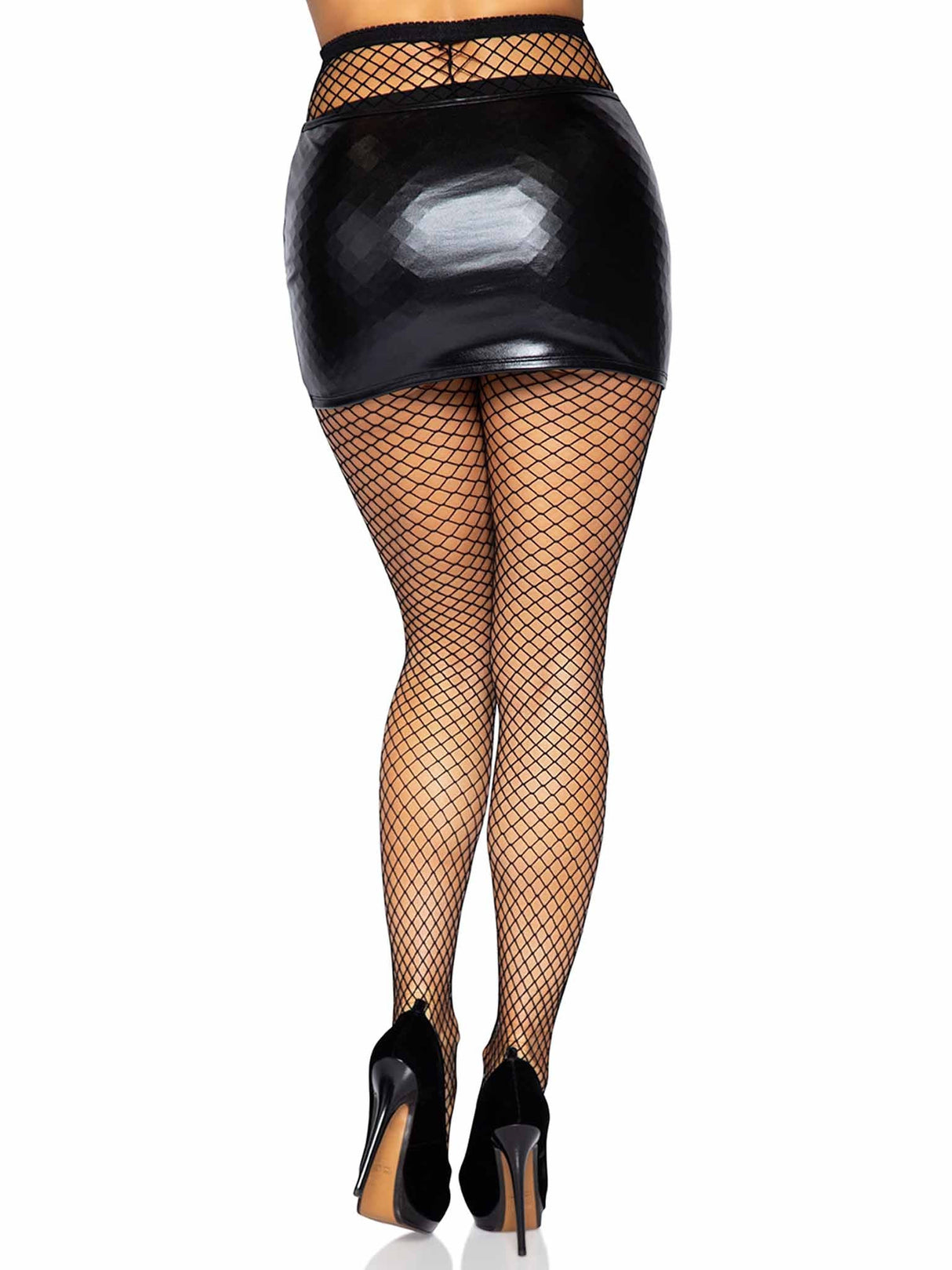 Gaia Spandex Fishnet Pantyhose Leg Avenue - Boutique Séduction