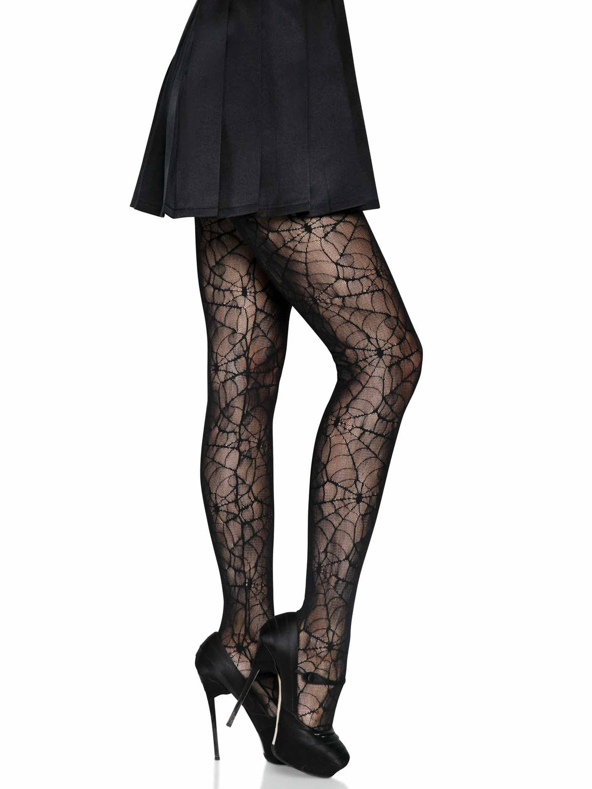 Leg Avenue - Spiderweb Lace Tights - Boutique Séduction