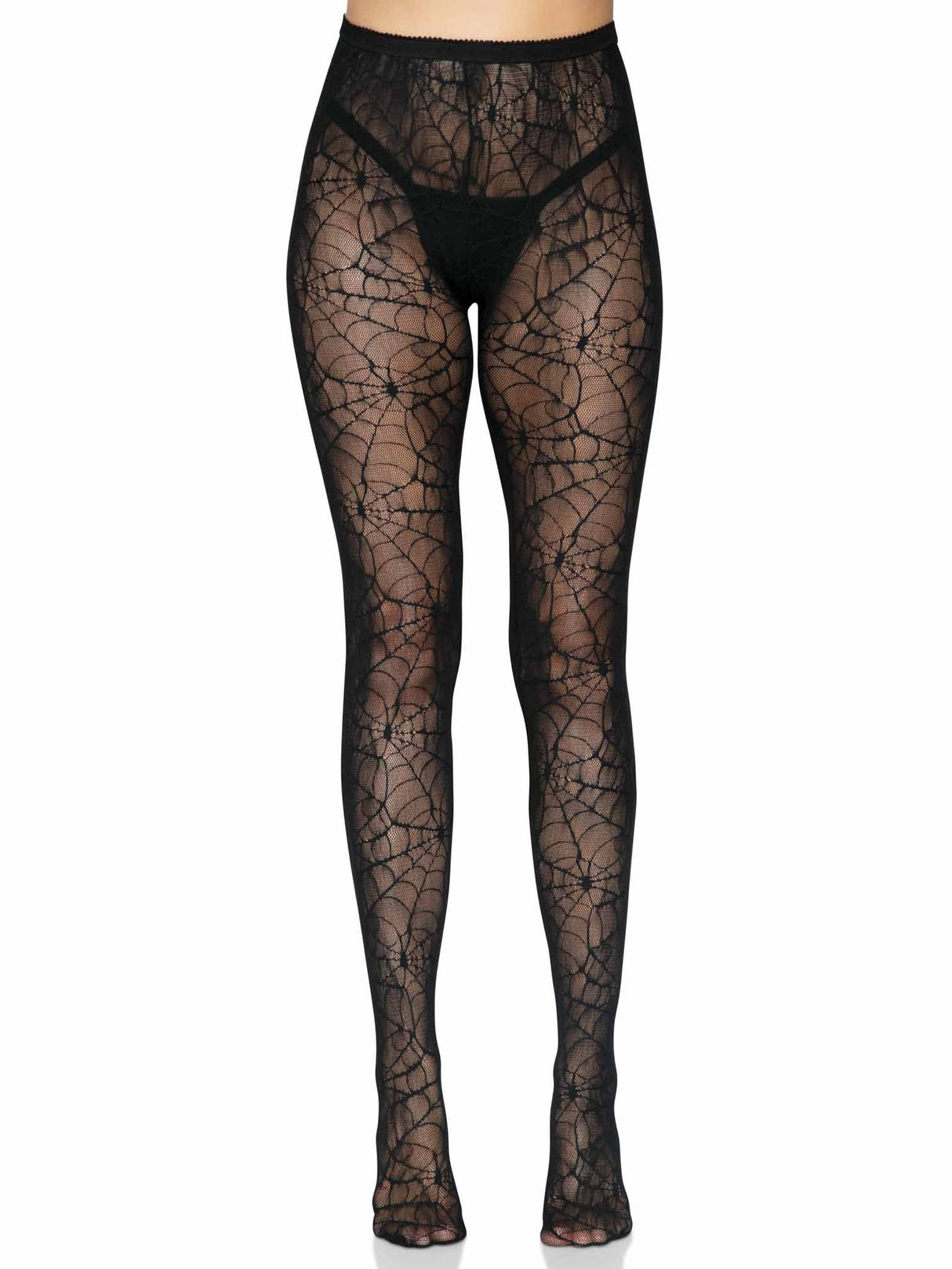 Leg Avenue - Spiderweb Lace Tights - Boutique Séduction