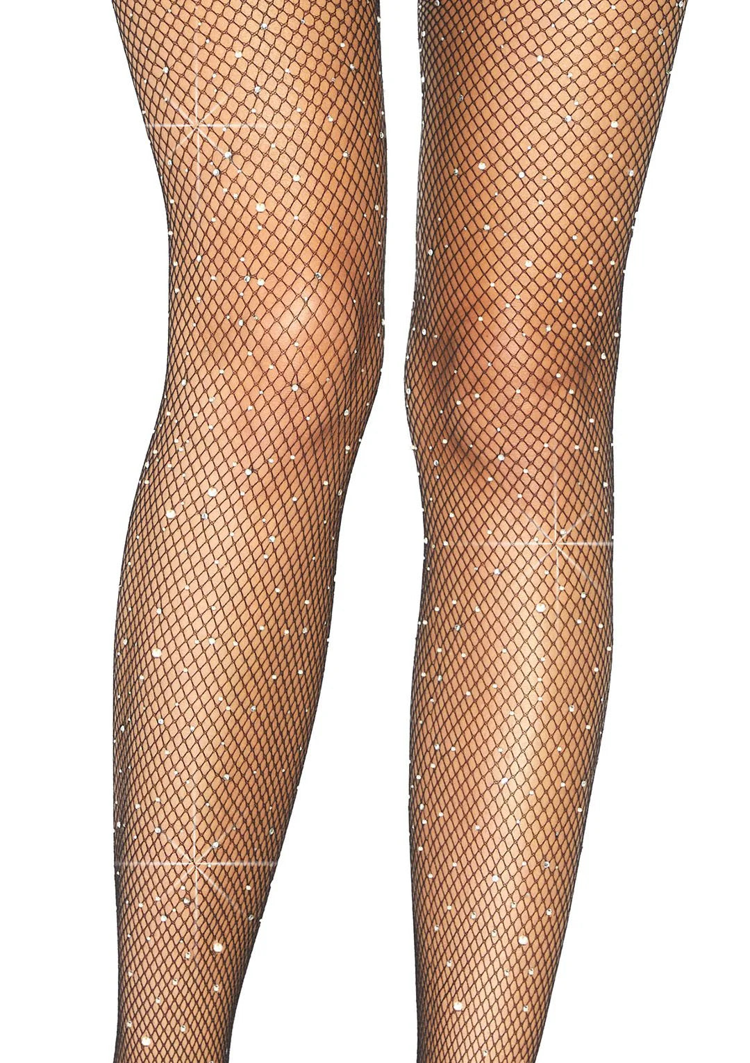 Casey Rhinestone Fishnet Suspender Pantyhose Leg Avenue - Boutique Séduction