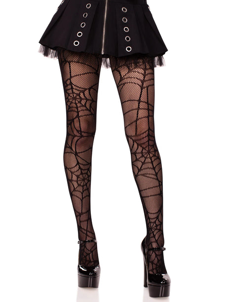 Leg Avenue - Spiderweb Net Tights - Boutique Séduction