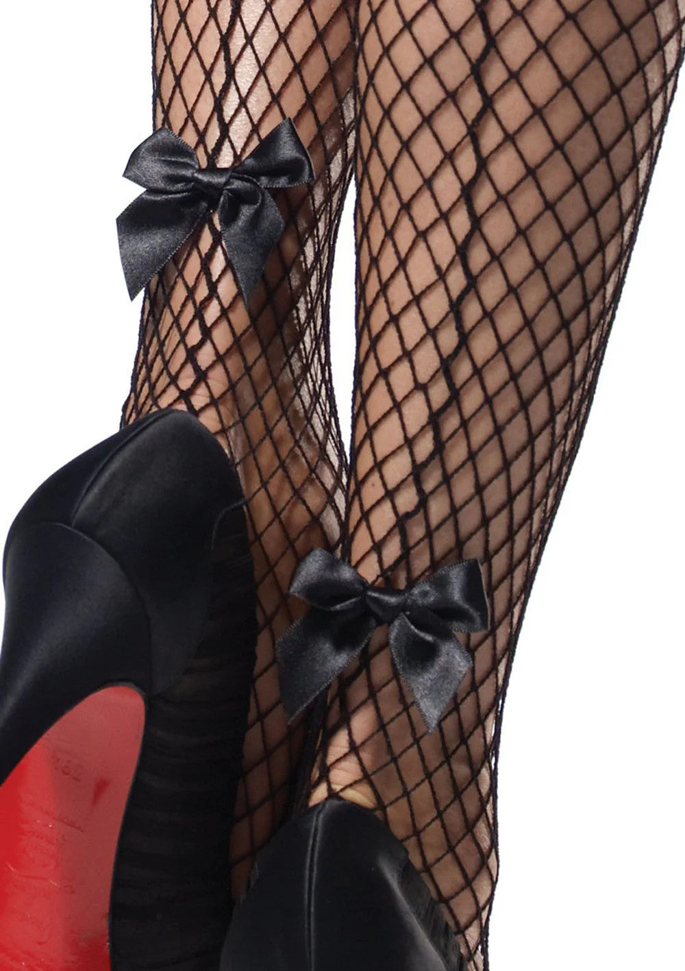 Leg Avenue - Stay Up Fishnet Backseam Thigh Highs - Boutique Séduction