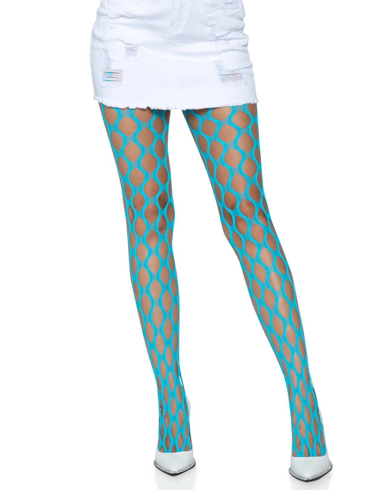 Leg Avenue - Jumbo Pothole Net Tights - Boutique Séduction