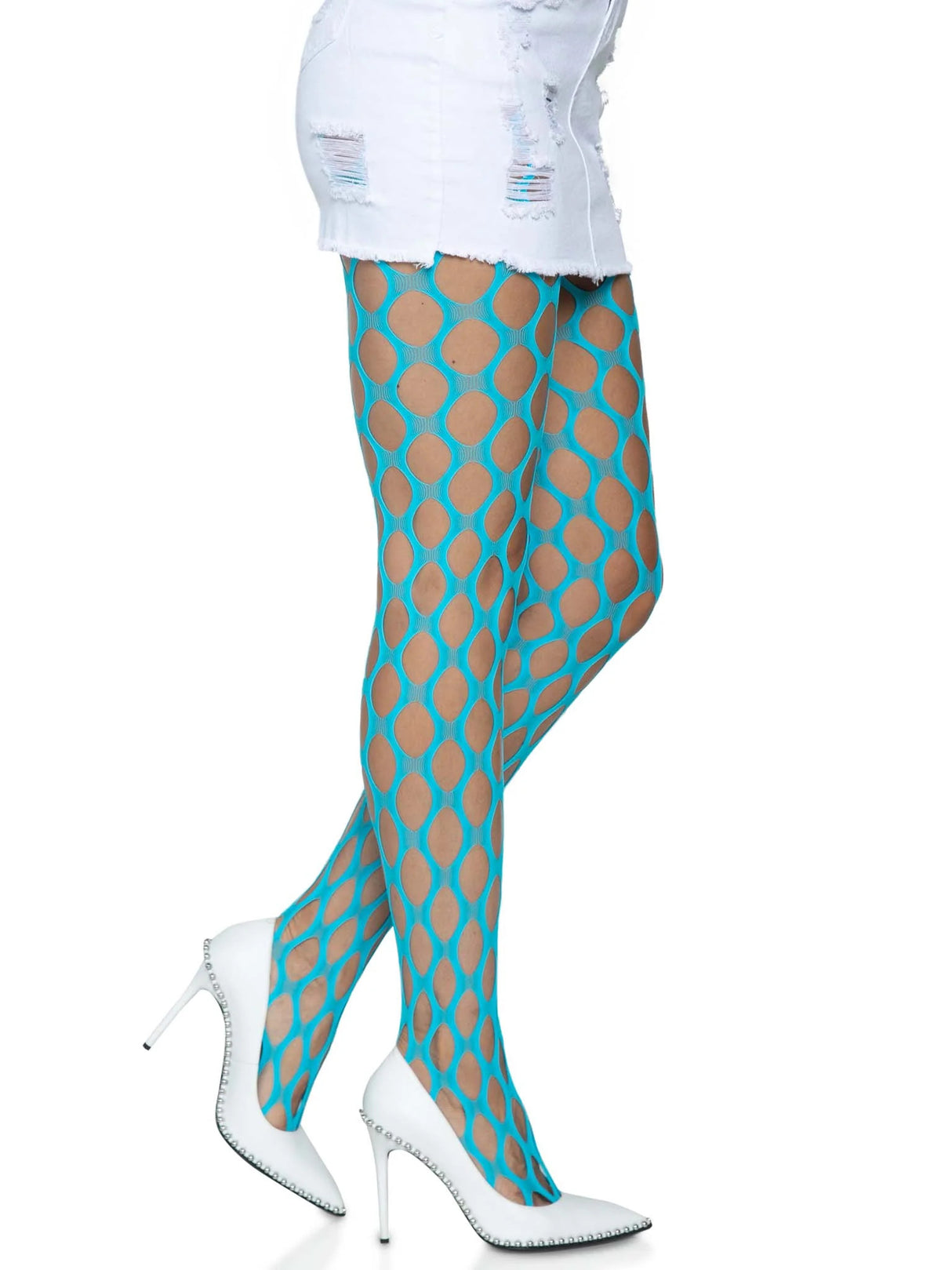 Leg Avenue - Jumbo Pothole Net Tights - Boutique Séduction