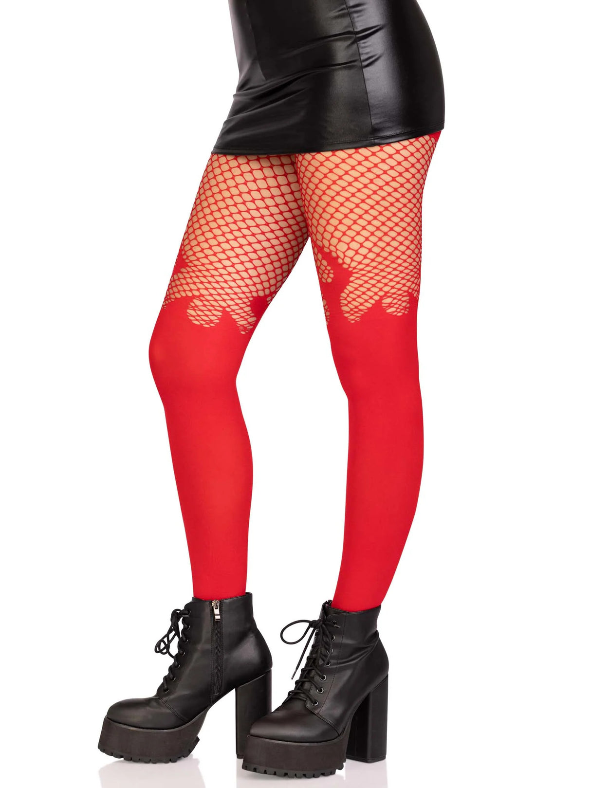 Leg Avenue - Blaze Opaque Tights - Boutique Séduction