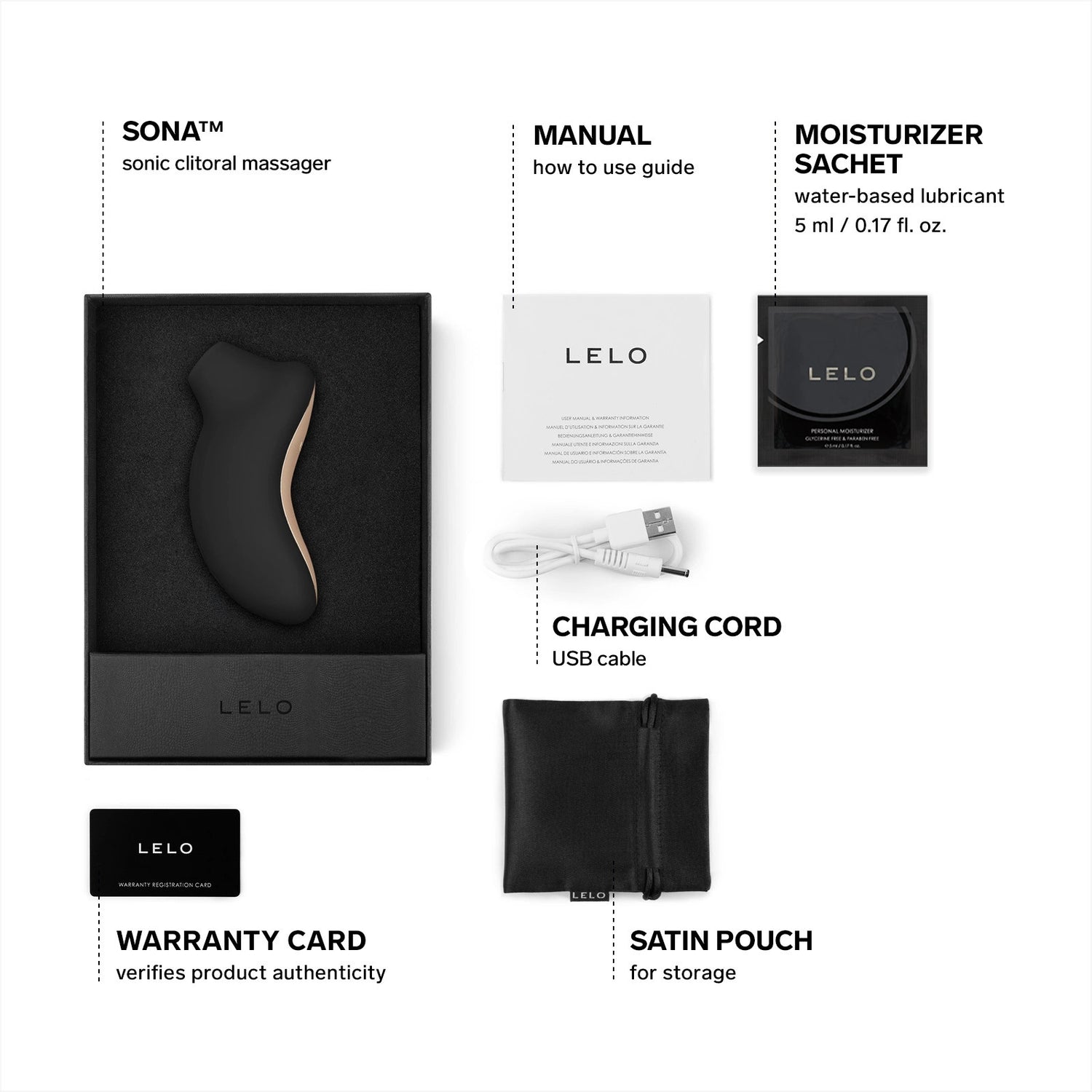 Sona 2 Sonic Clitoral Massager Lelo - Boutique Séduction
