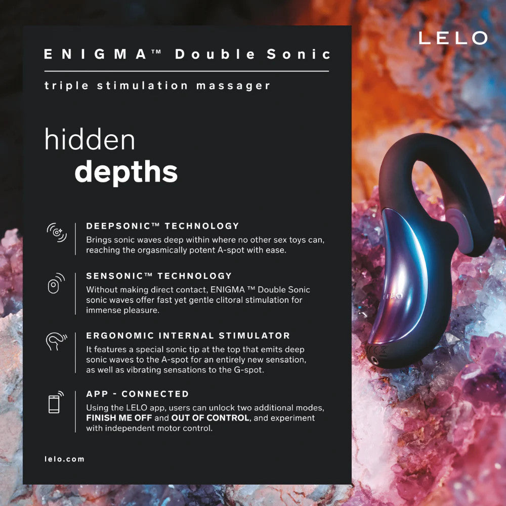 Enigma Double Stimulation Massager Lelo - Boutique Séduction